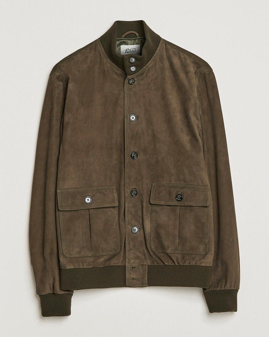 Men | Coats & Jackets | Valstar | Valstarino Suede Jacket Muschio