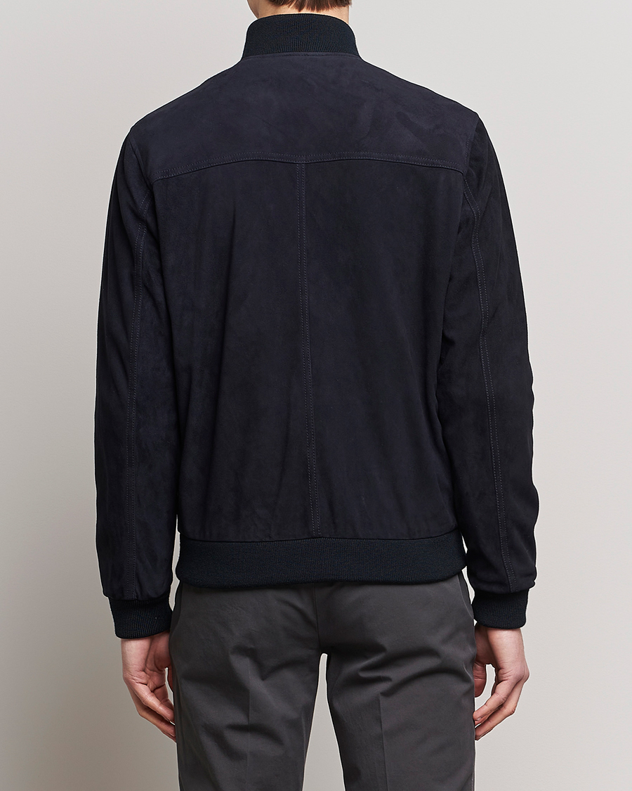 Men | Coats & Jackets | Valstar | Valstarino Suede Jacket Navy