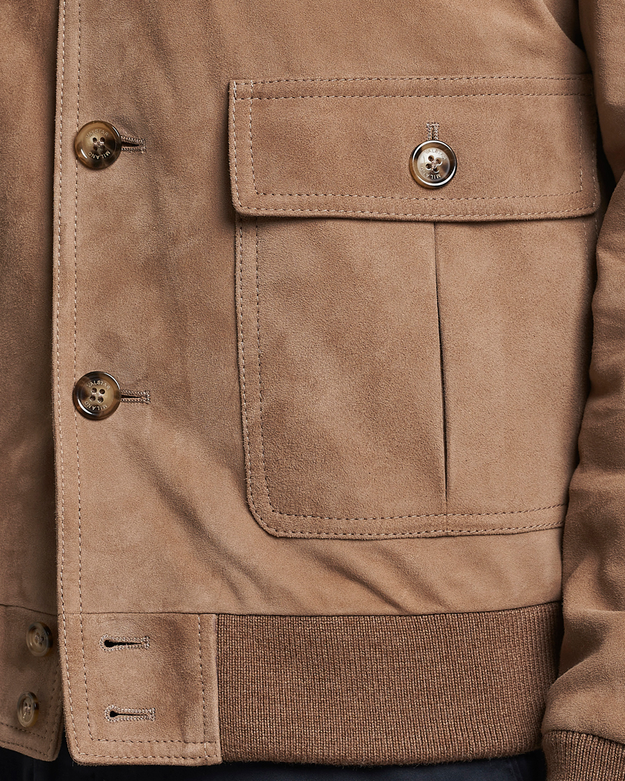 Men | Coats & Jackets | Valstar | Valstarino Suede Jacket Light Beige