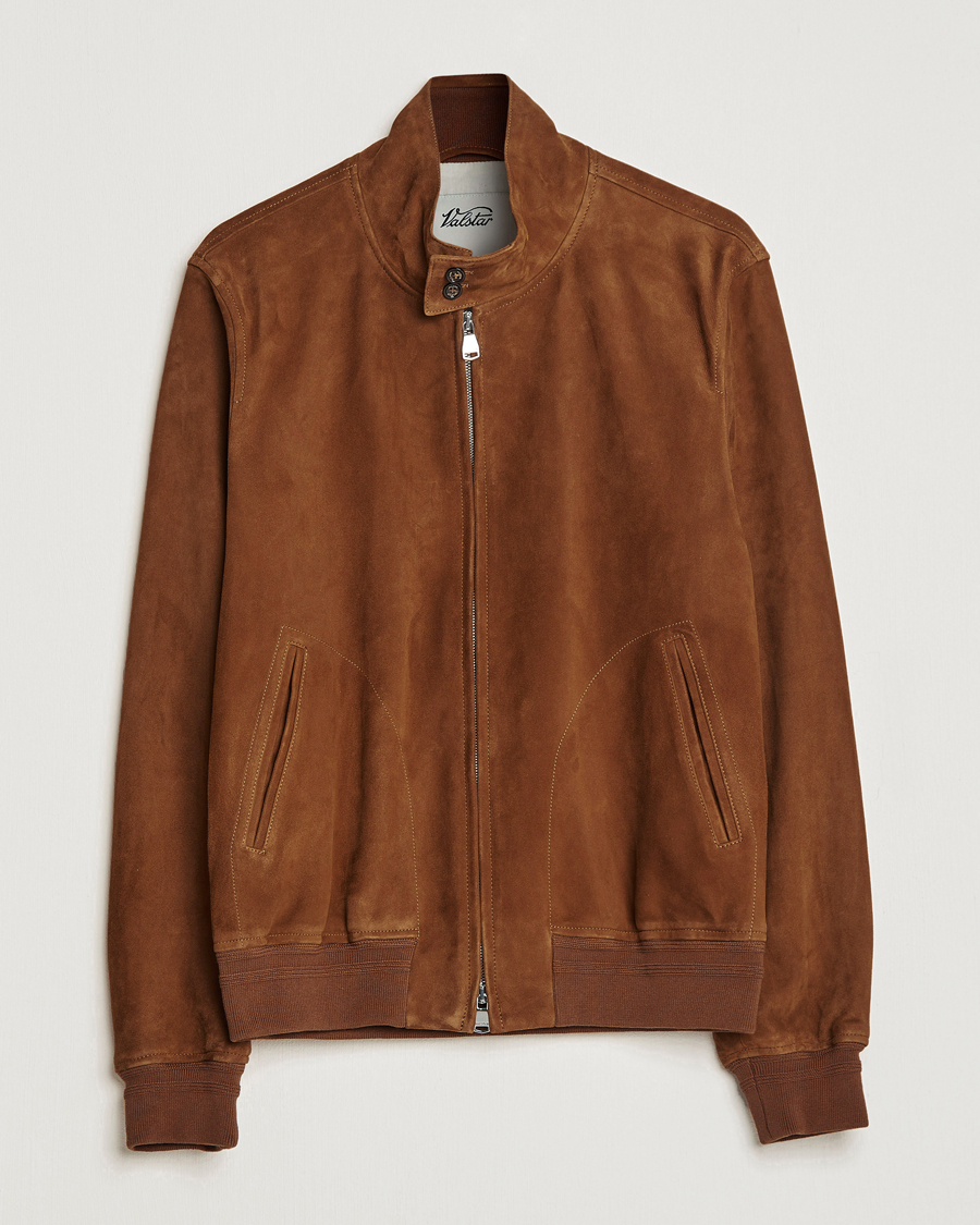 Men | Coats & Jackets | Valstar | Suede Zip Blouson Sandal