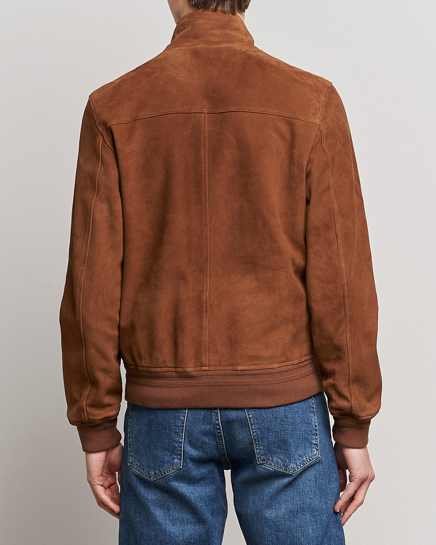 Men | Coats & Jackets | Valstar | Suede Zip Blouson Sandal