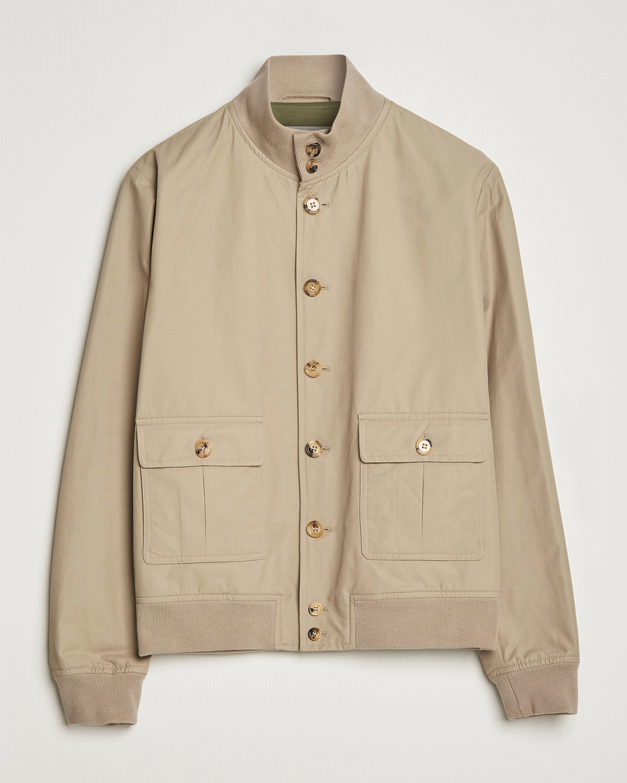 Men | Coats & Jackets | Valstar | Valstarino Water Repellent Cotton Jacket Beige