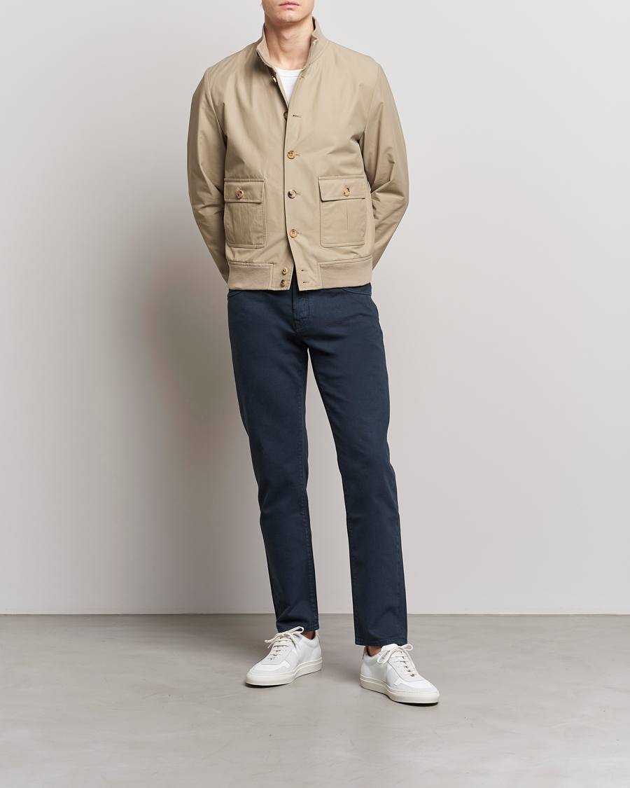 Men | Coats & Jackets | Valstar | Valstarino Water Repellent Cotton Jacket Beige