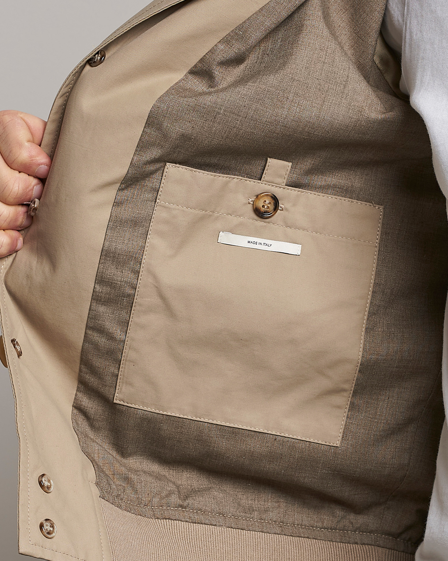 Valstar Valstarino Water Repellent Cotton Jacket Beige at Valstar Valstarino Water Repellent Cotton Jacket Beige at