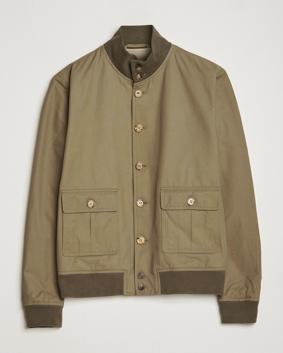 Men | Coats & Jackets | Valstar | Valstarino Water Repellent Cotton Jacket Olive