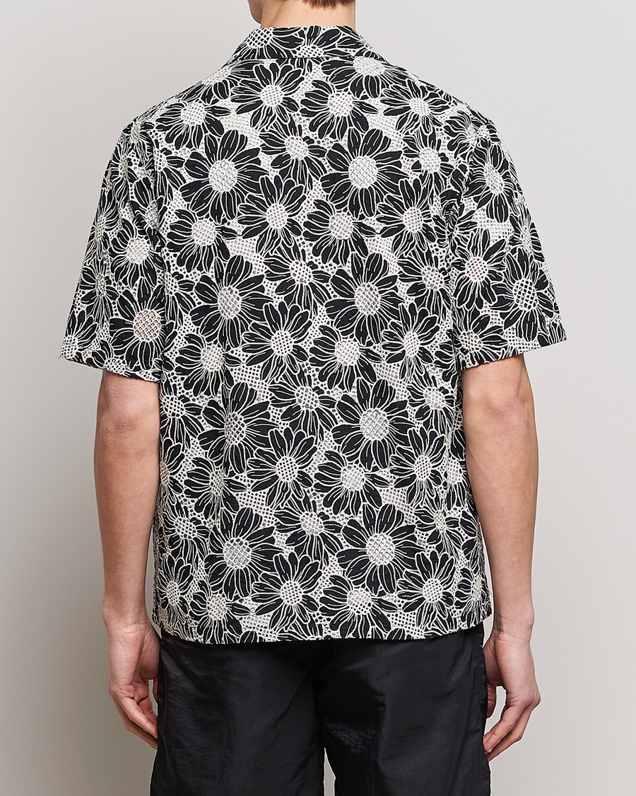 Men | Shirts | Sunflower | Cayo Floral Short Sleeve Shirt Black