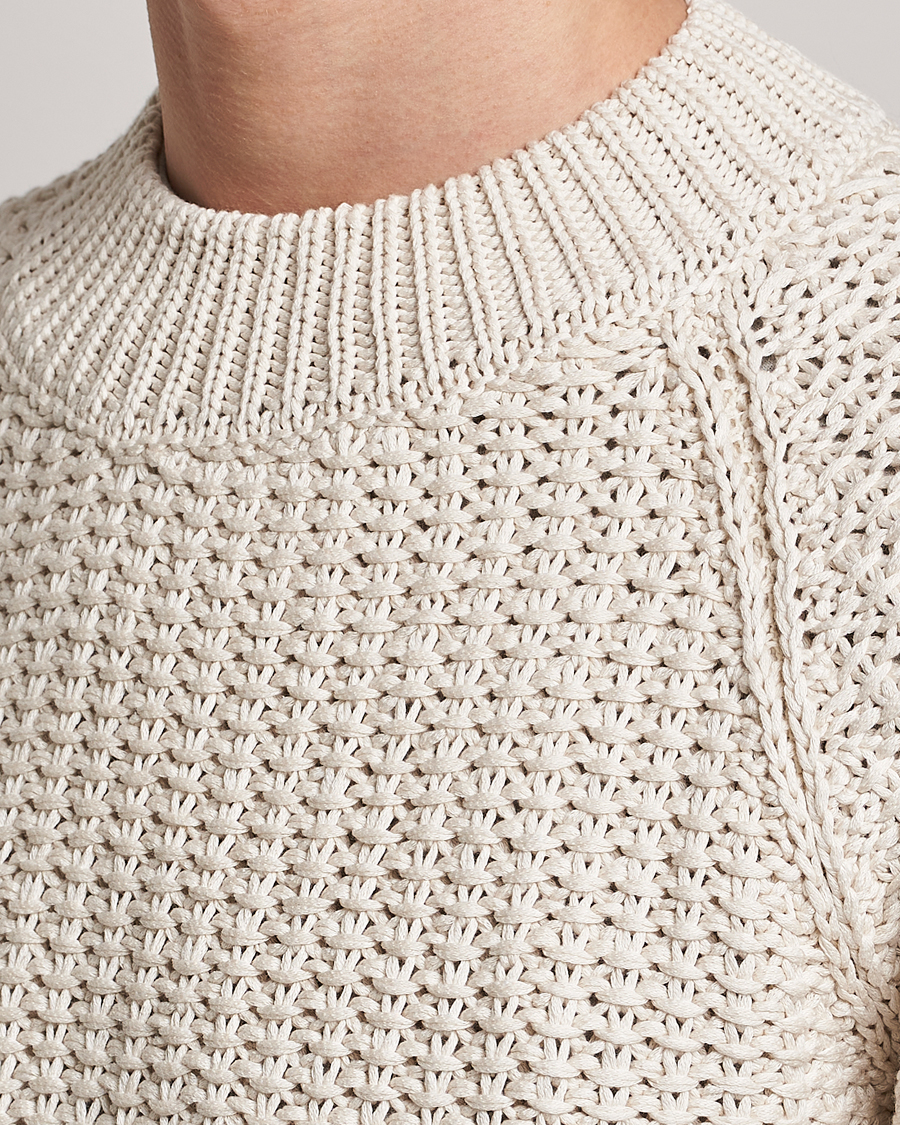 Men | Sweaters & Knitwear | Sunflower | Tape Heavy Sweater Off White