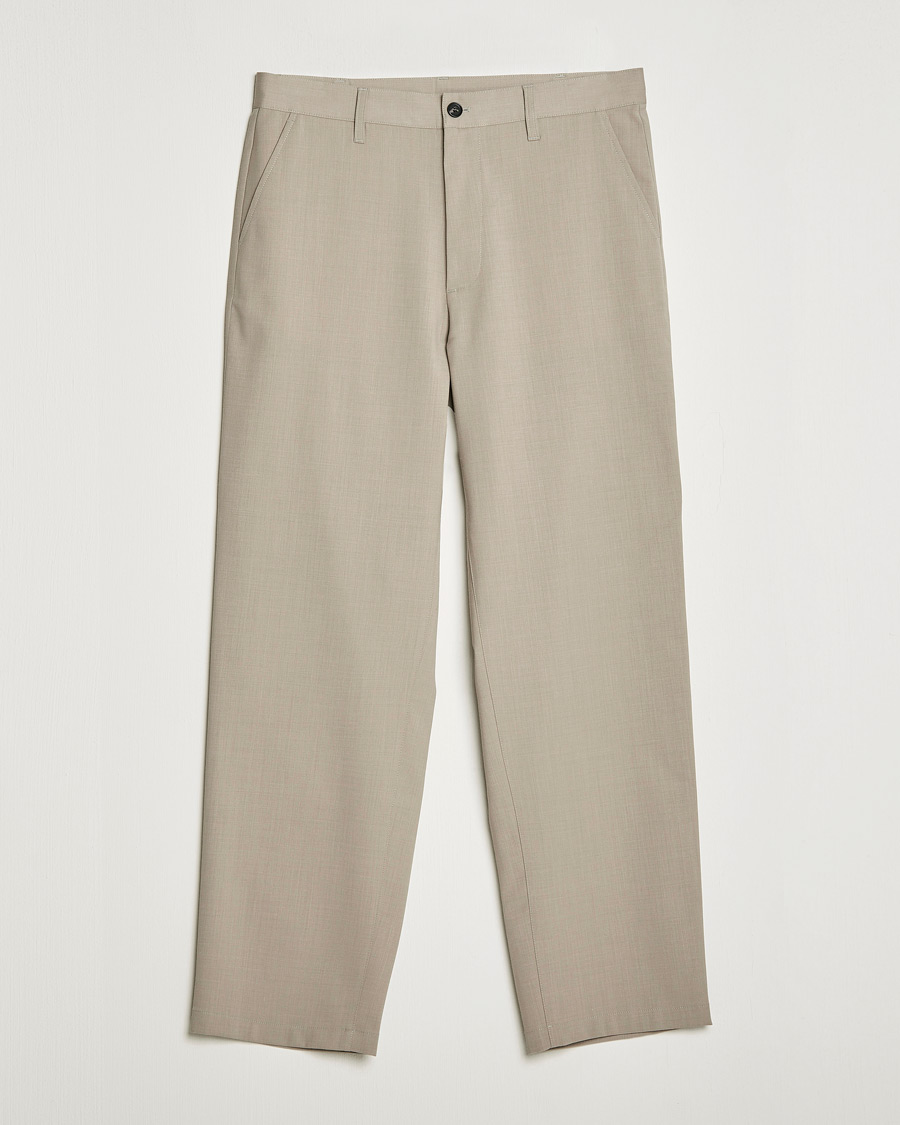 Men | Trousers | Sunflower | Soft Wool Trousers Khaki