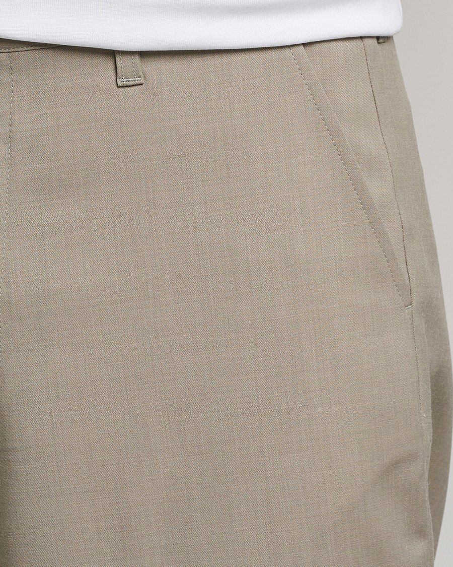 Men | Trousers | Sunflower | Soft Wool Trousers Khaki