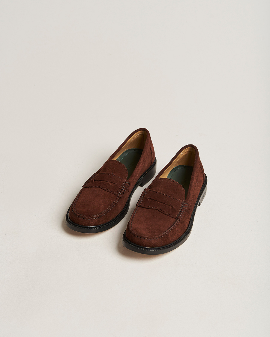 Men | VINNY's Yardee Moccasin Loafer Brown Suede | VINNY's | Yardee Moccasin Loafer Brown Suede