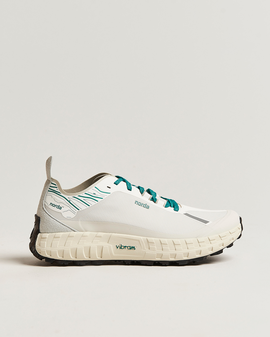 Men | Norda 001 Running Sneakers White/Forest | Norda | 001 Running Sneakers White/Forest
