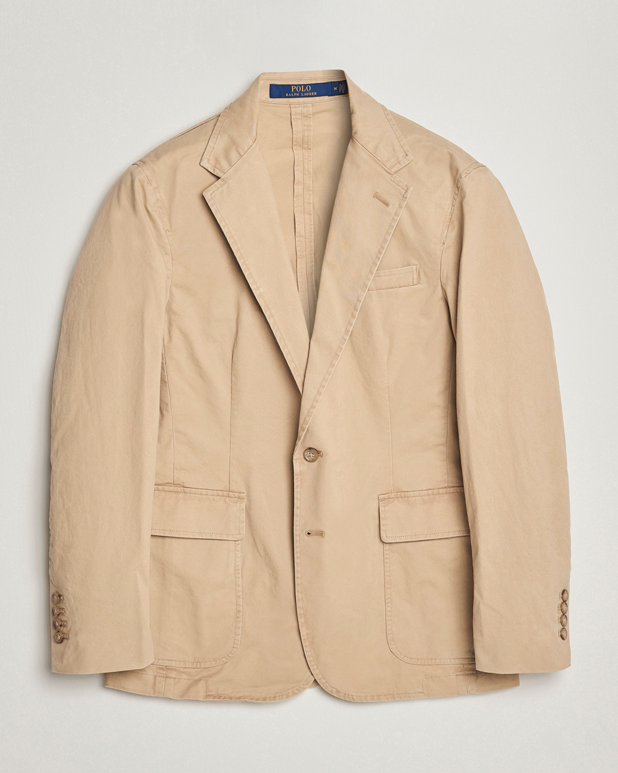 Men | Blazers | Polo Ralph Lauren | Cotton Stretch Sportcoat Monument Tan