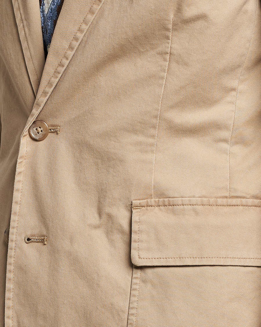 Men | Blazers | Polo Ralph Lauren | Cotton Stretch Sportcoat Monument Tan