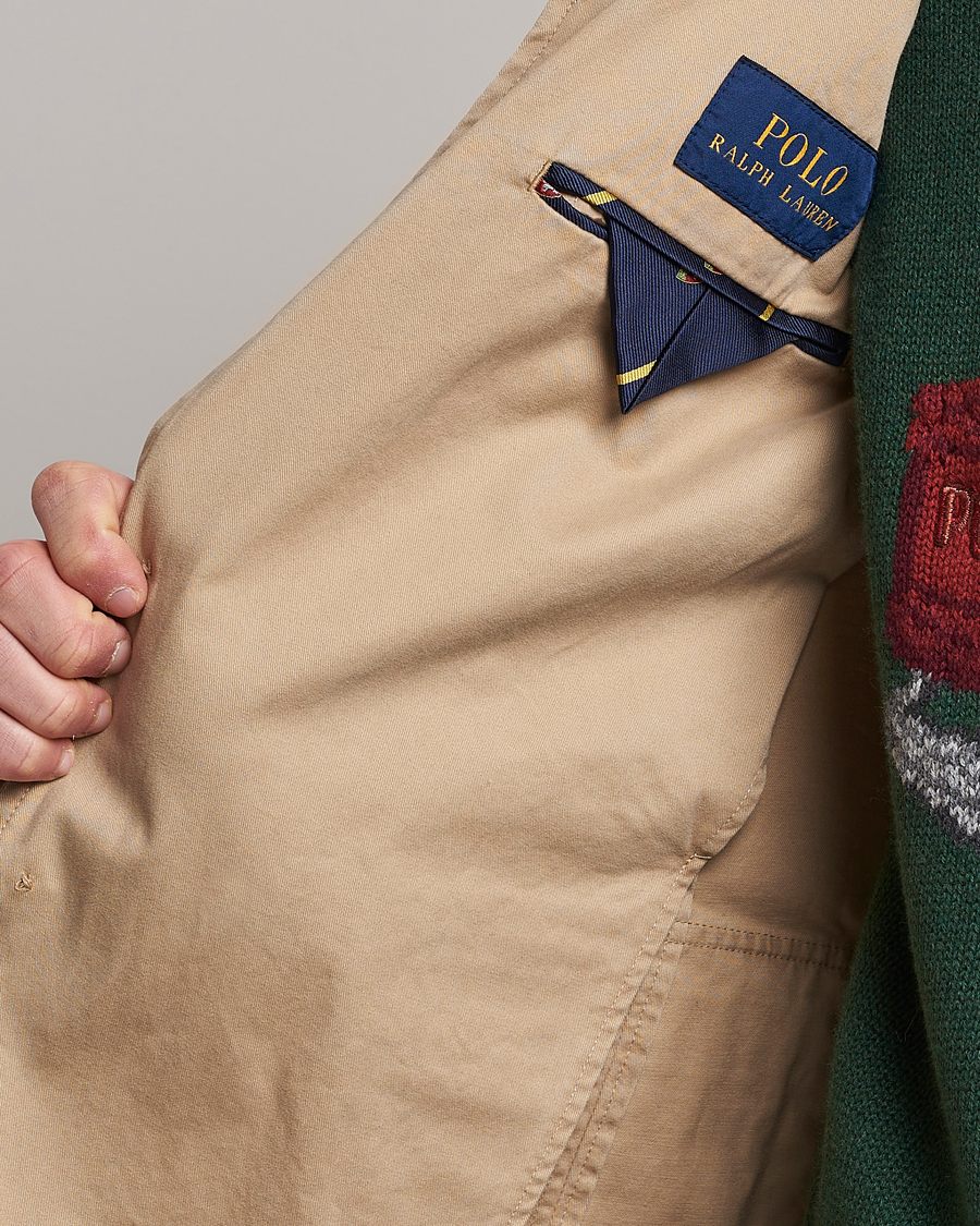 Men | Blazers | Polo Ralph Lauren | Cotton Stretch Sportcoat Monument Tan