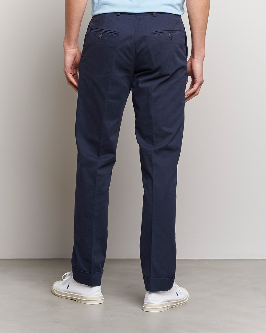 Men | Trousers | Polo Ralph Lauren | Cotton Stretch Trousers Nautical Ink
