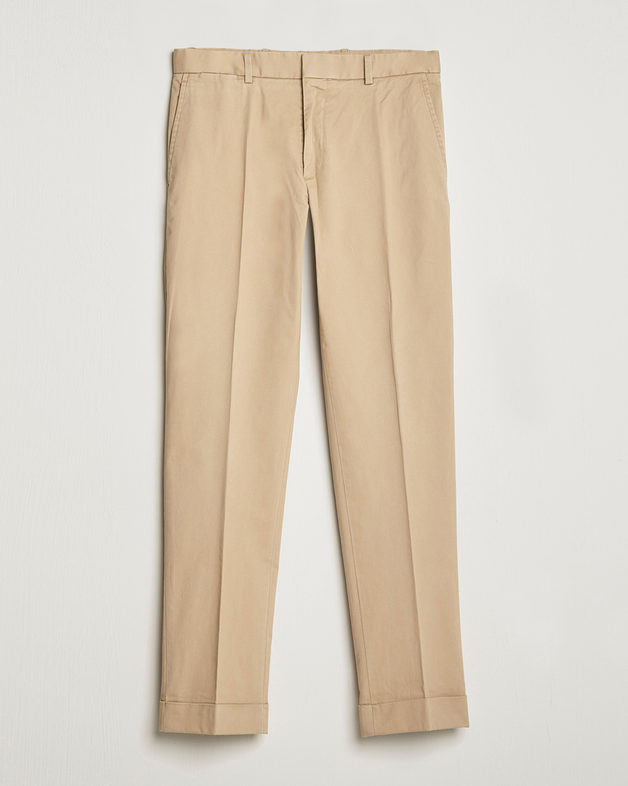 Men | Trousers | Polo Ralph Lauren | Cotton Stretch Trousers Monument Tan