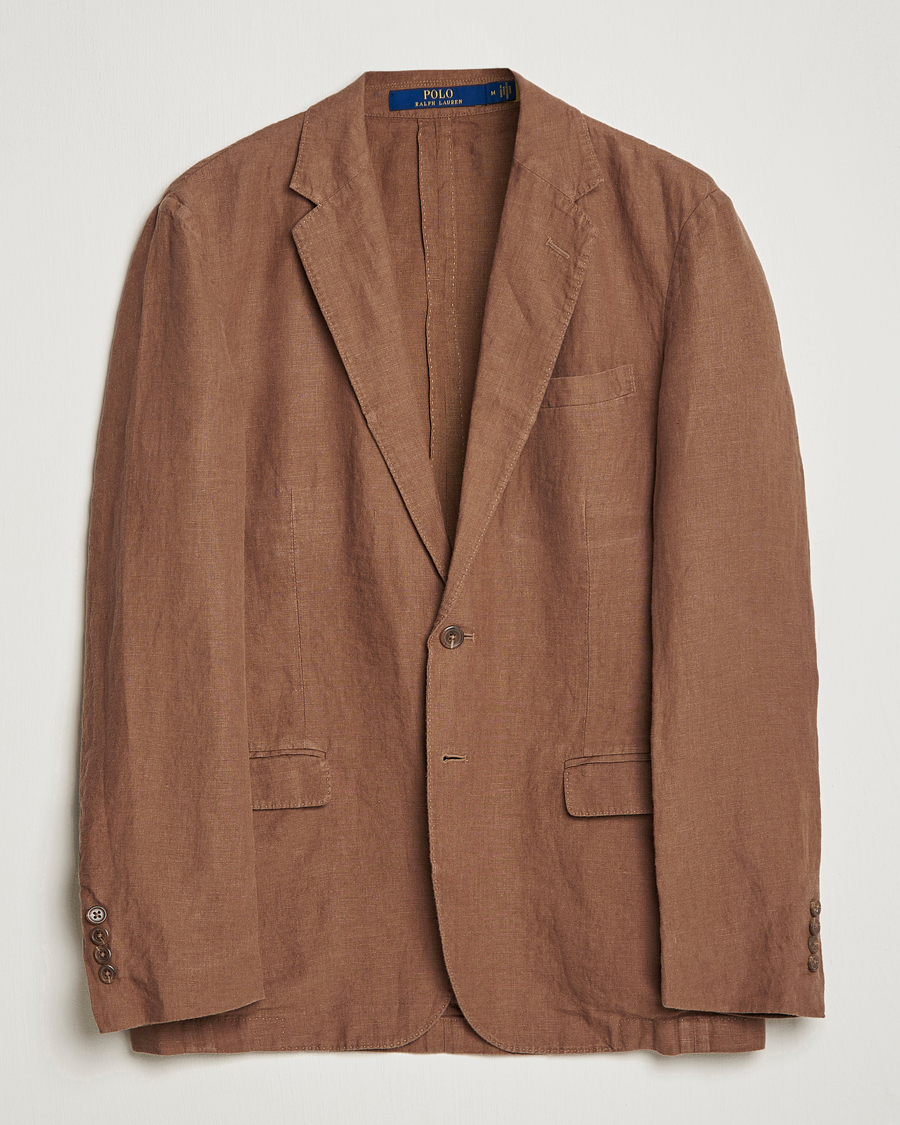 Men | Blazers | Polo Ralph Lauren | Linen Sportcoat Luggage Brown