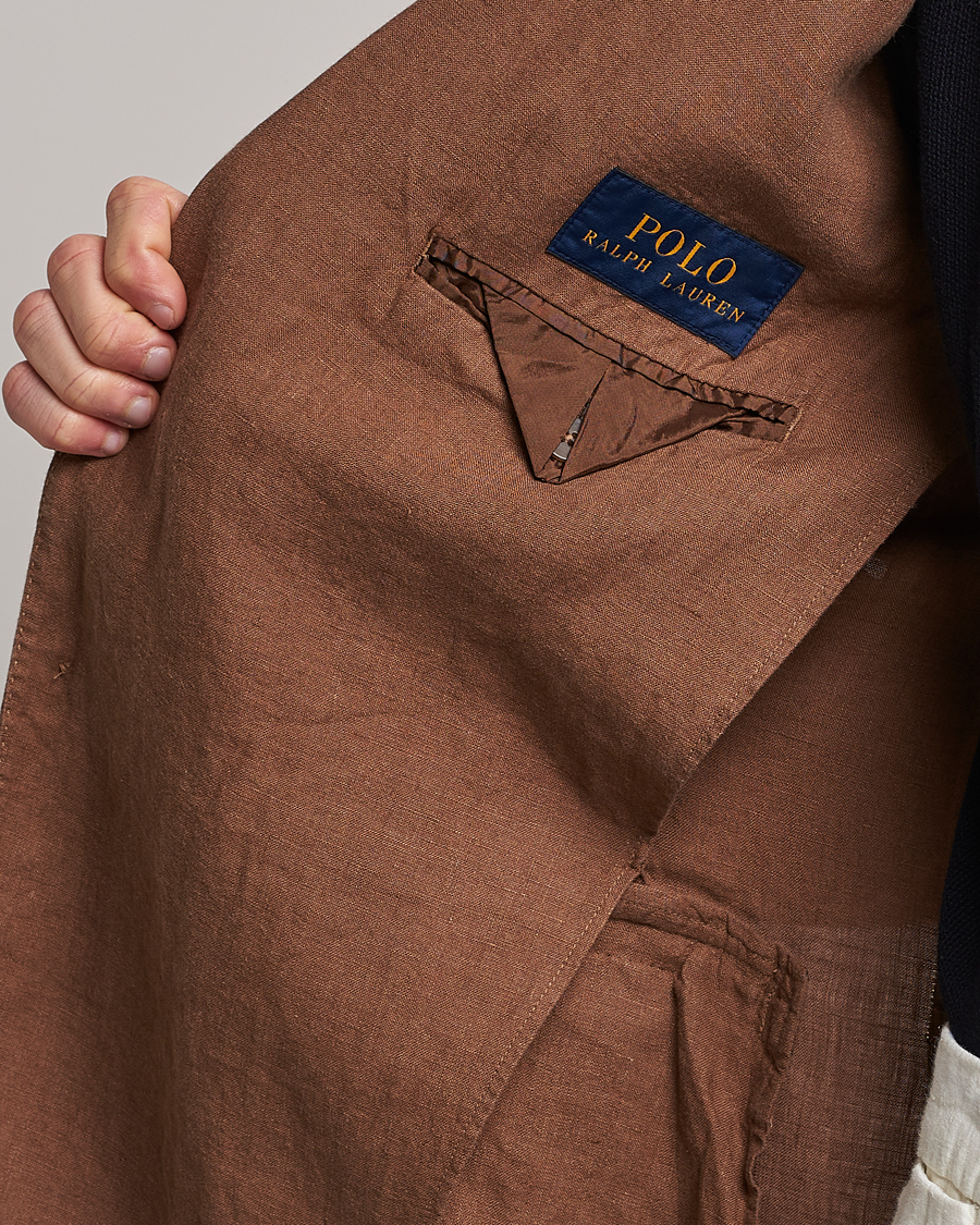 Men | Blazers | Polo Ralph Lauren | Linen Sportcoat Luggage Brown