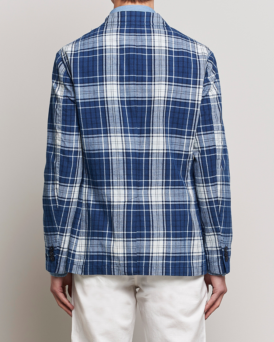 Men | Blazers | Polo Ralph Lauren | Madras Indigo Checked Sportcoat Blue Multi