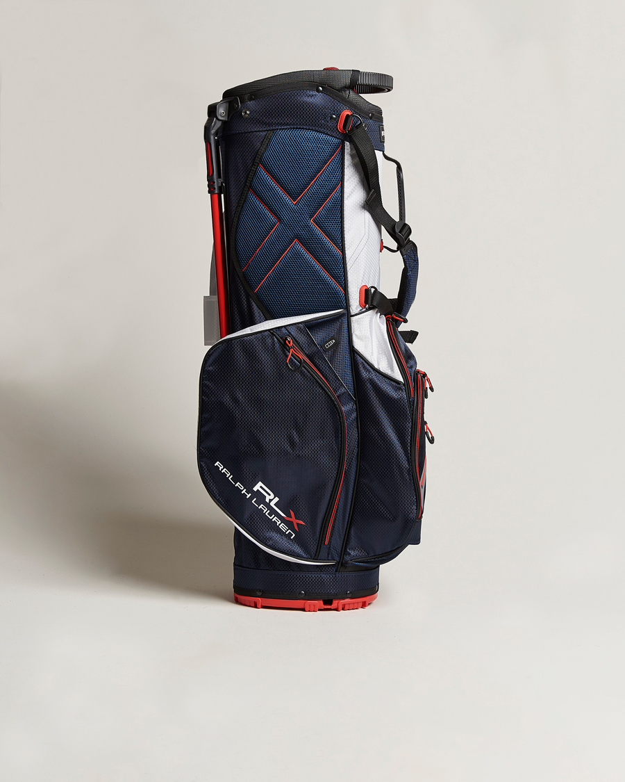 Men | RLX Ralph Lauren Stand Golf Bag White/Navy | RLX Ralph Lauren | Stand Golf Bag White/Navy