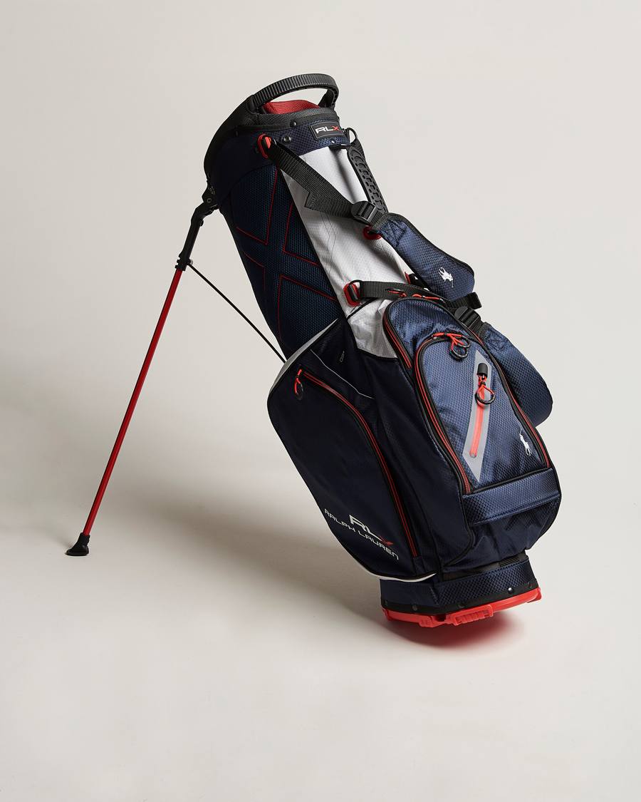 Men | RLX Ralph Lauren Stand Golf Bag White/Navy | RLX Ralph Lauren | Stand Golf Bag White/Navy