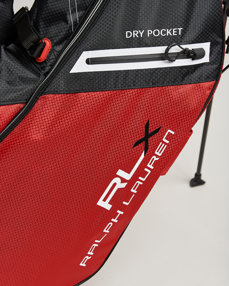 Men | RLX Ralph Lauren Stand Golf Bag Black/Red | RLX Ralph Lauren | Stand Golf Bag Black/Red