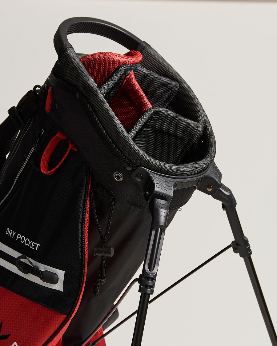 Men | RLX Ralph Lauren Stand Golf Bag Black/Red | RLX Ralph Lauren | Stand Golf Bag Black/Red