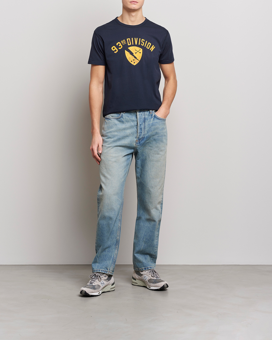 RRL Naval Graphic Tee Vintage Navy at CareOfCarl.com