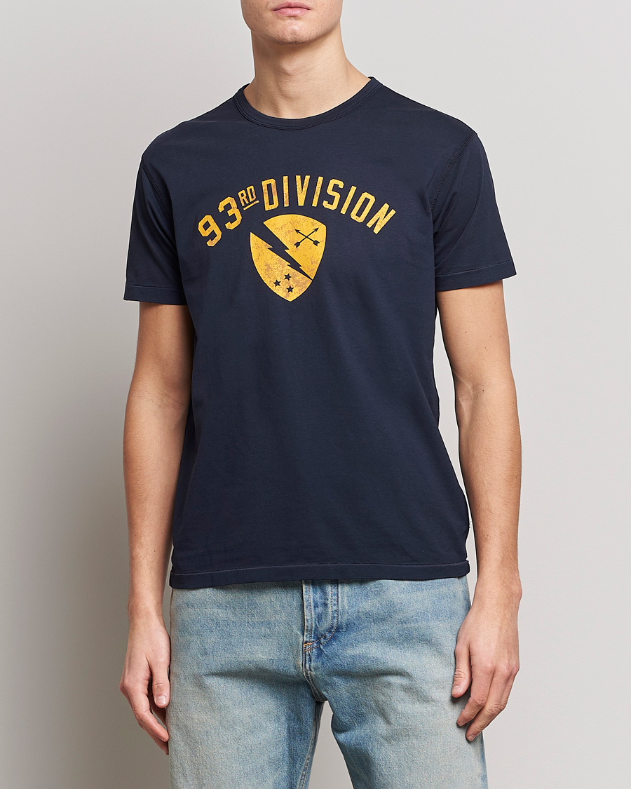 RRL Naval Graphic Tee Vintage Navy at CareOfCarl.com