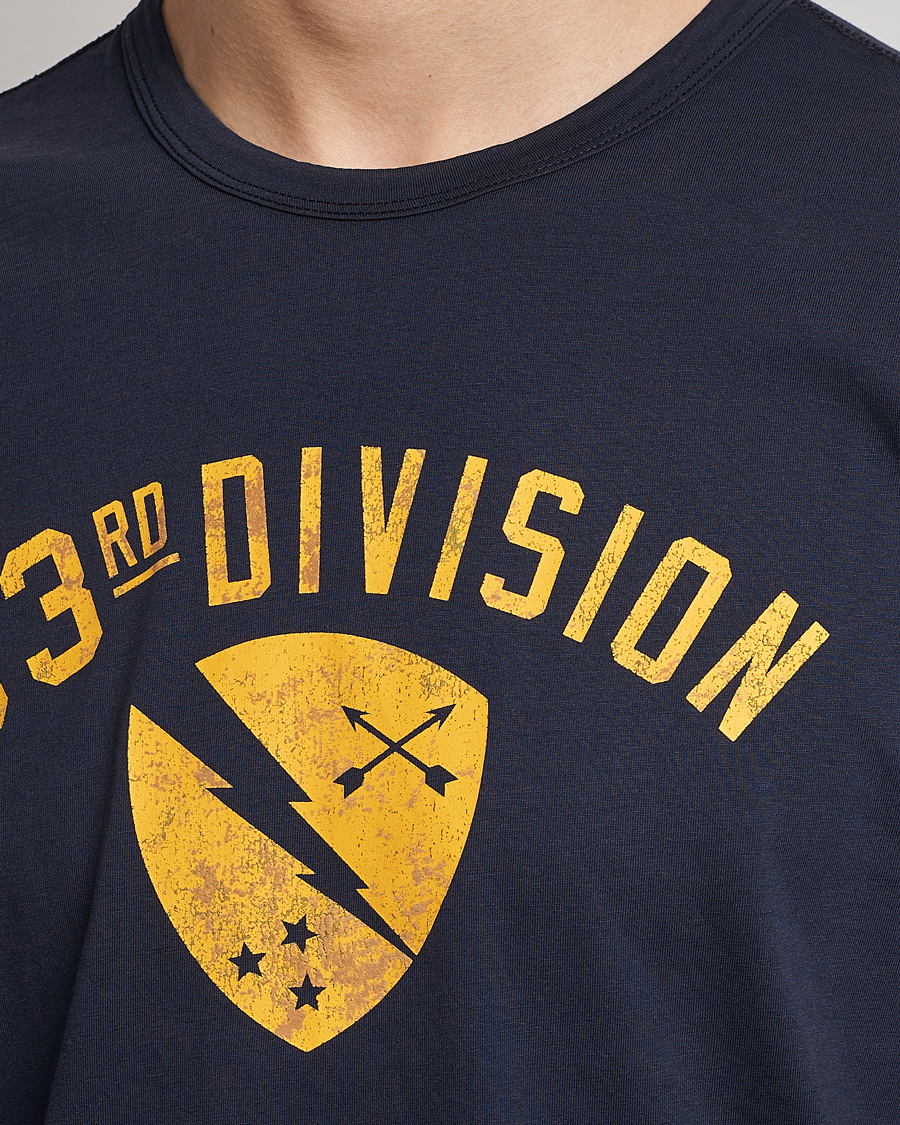 RRL Naval Graphic Tee Vintage Navy at CareOfCarl.com