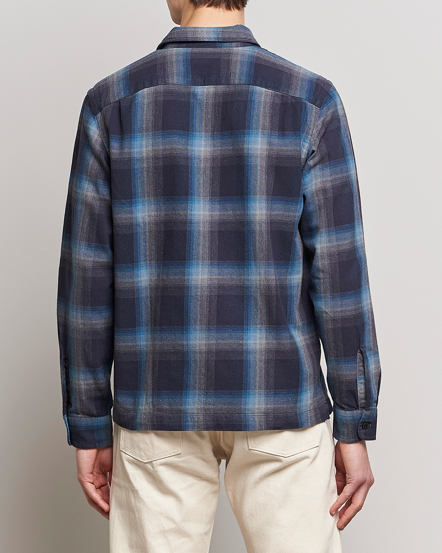 Men | Shirts | RRL | Towns Camp Overshirt Black/Blue