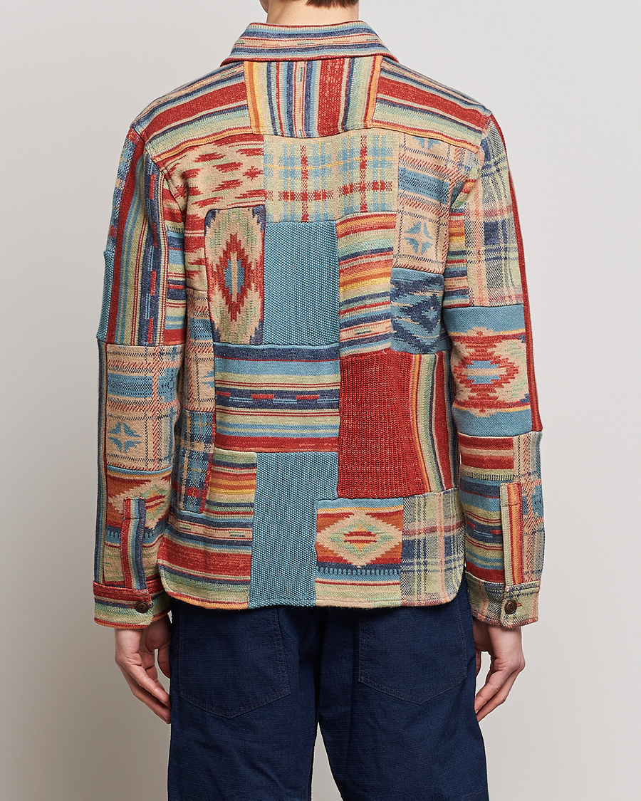 Men | Shirts | RRL | Limited Patchwork Workshirt Red Multi