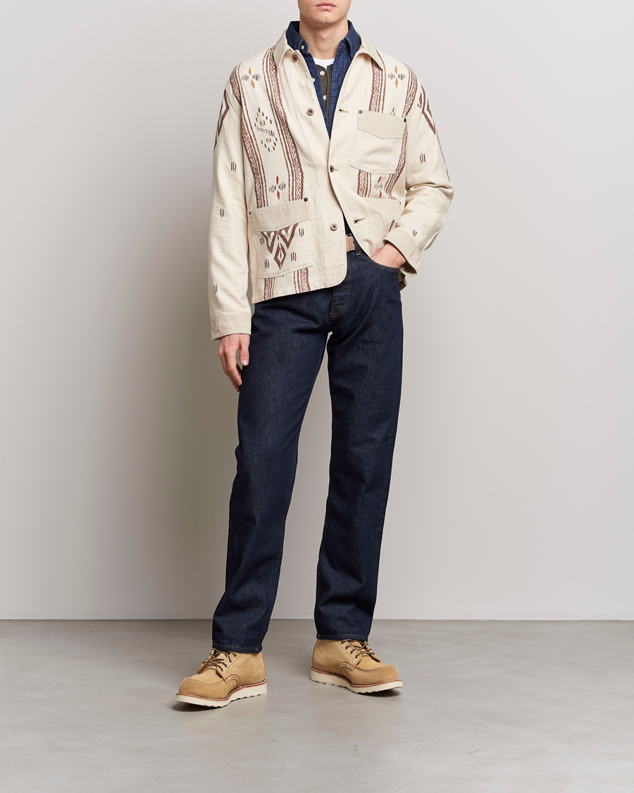 Men | Coats & Jackets | RRL | Mansfield Unlined Shirt Jacket Stone
