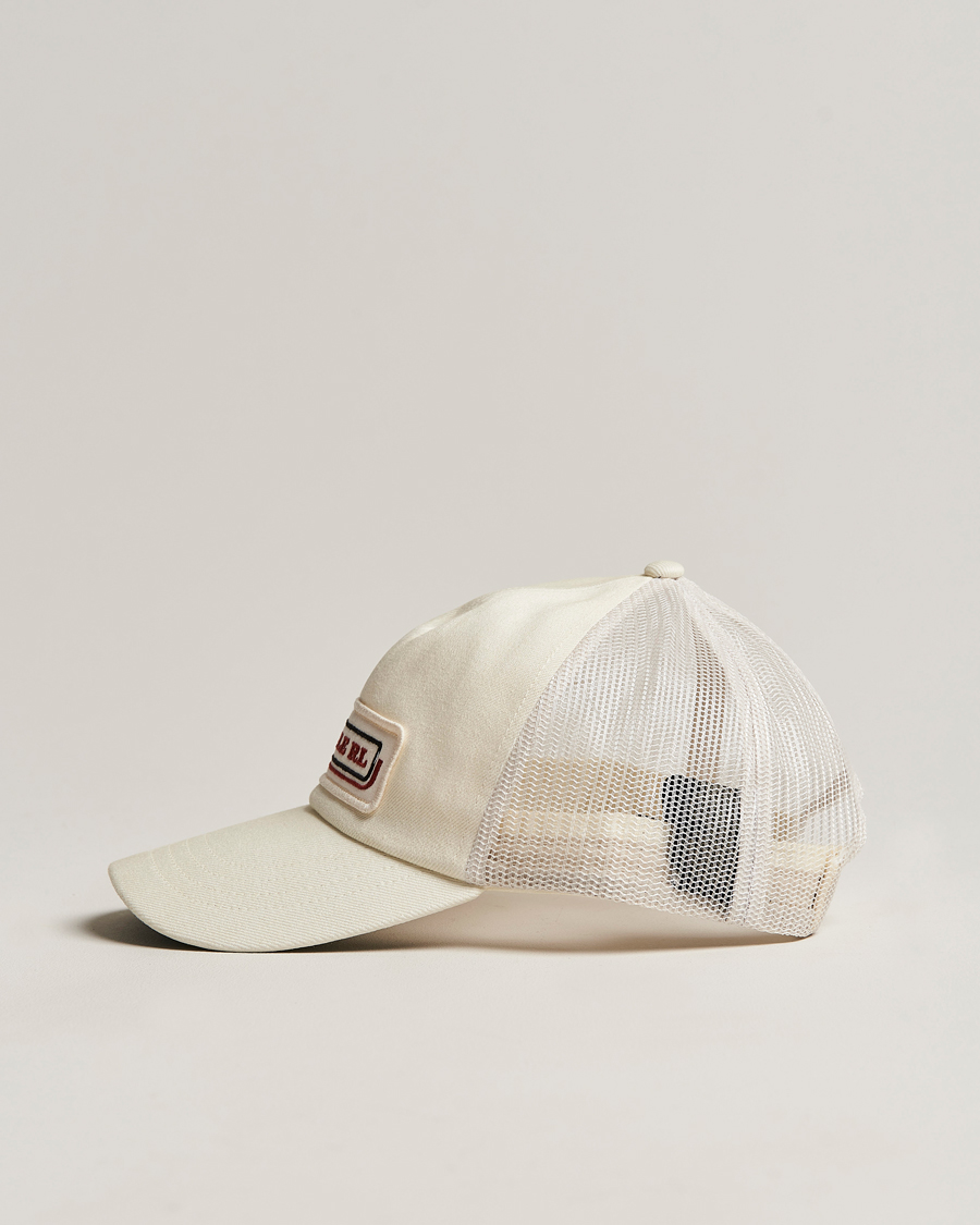 RRL Mesh Trucker Cap White at CareOfCarl.com