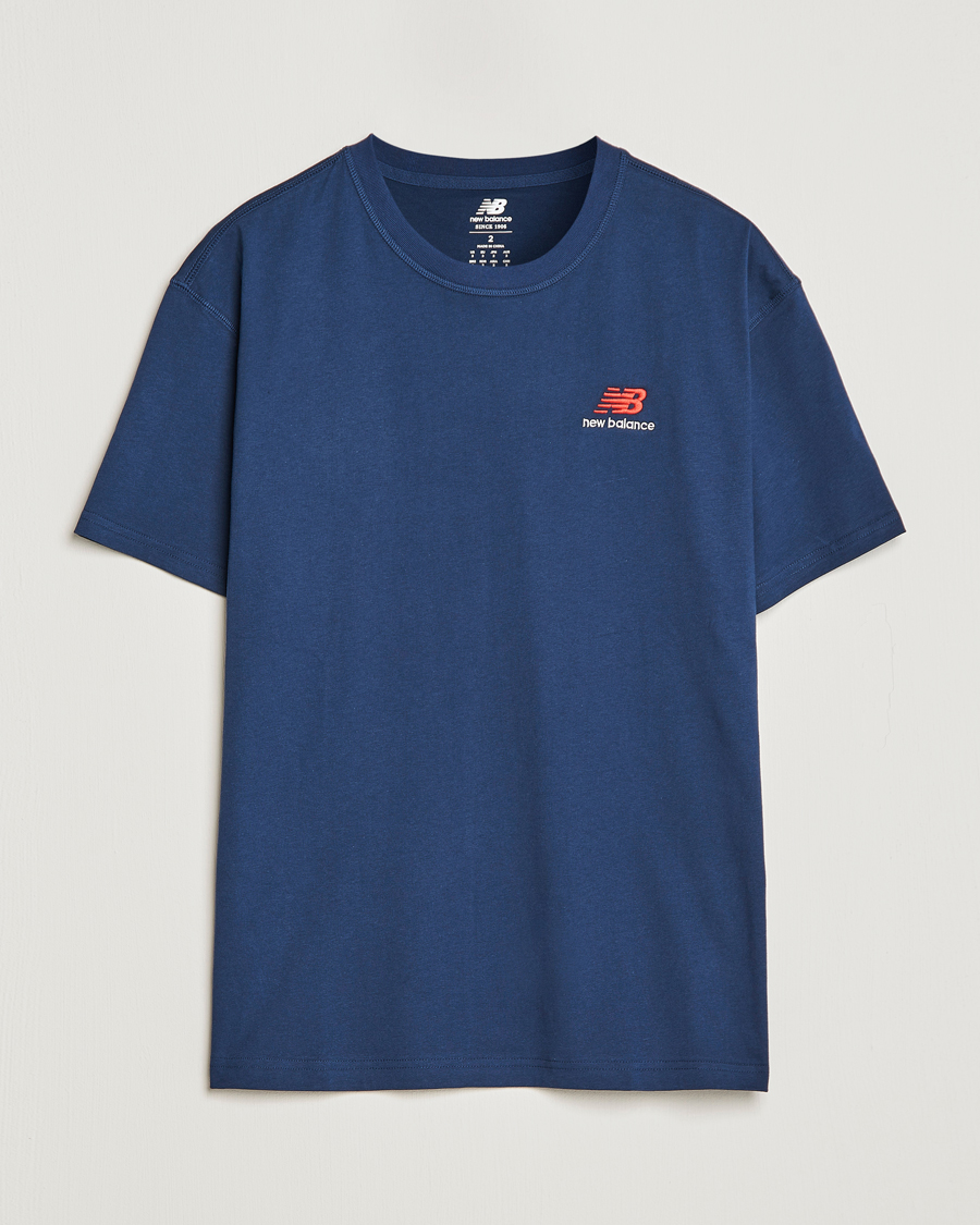 Men | T-Shirts | New Balance | Cotton T-Shirt Natural Indigo