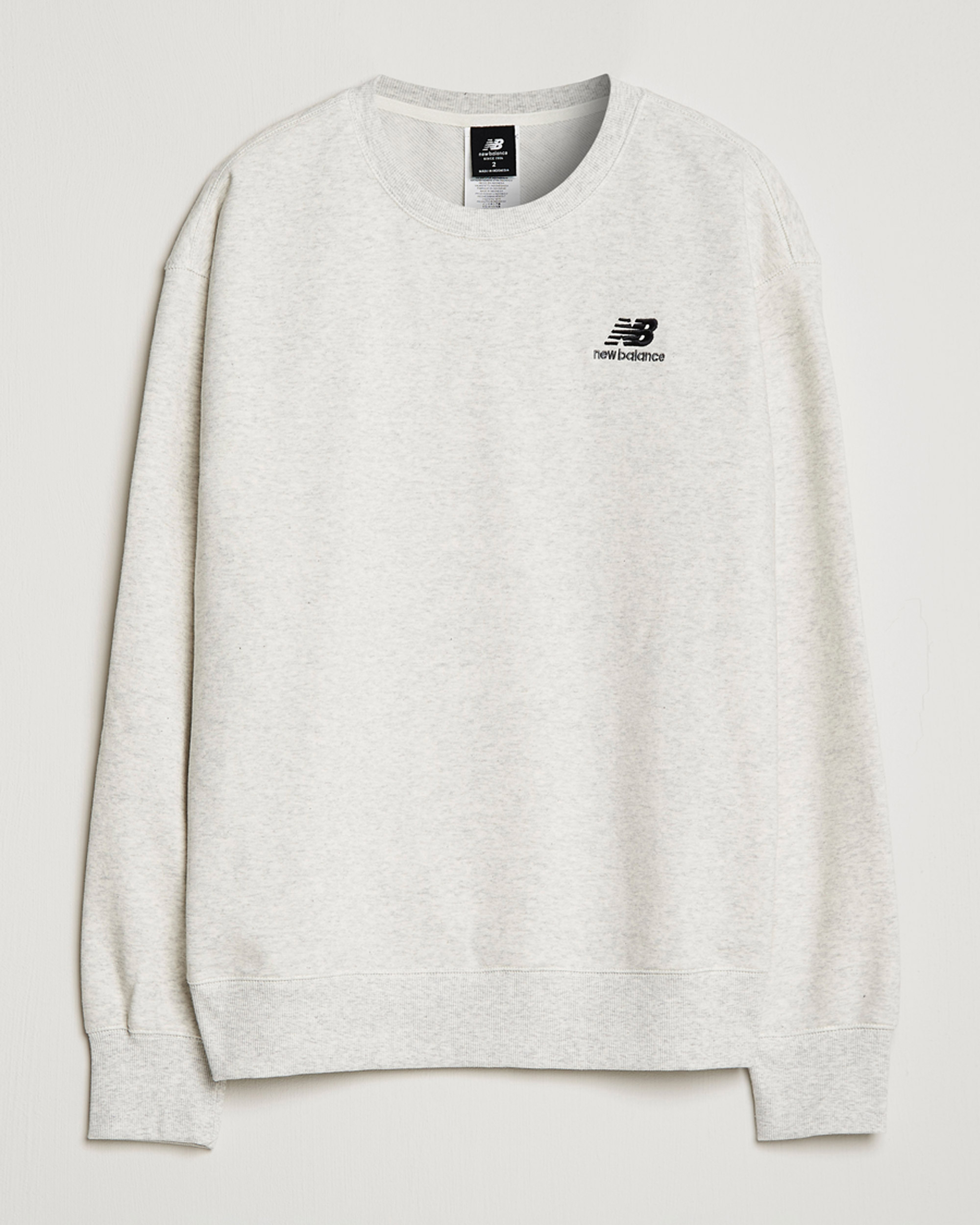 Men | Sweaters & Knitwear | New Balance | French Terry Sweatshirt Sea Salt Heather