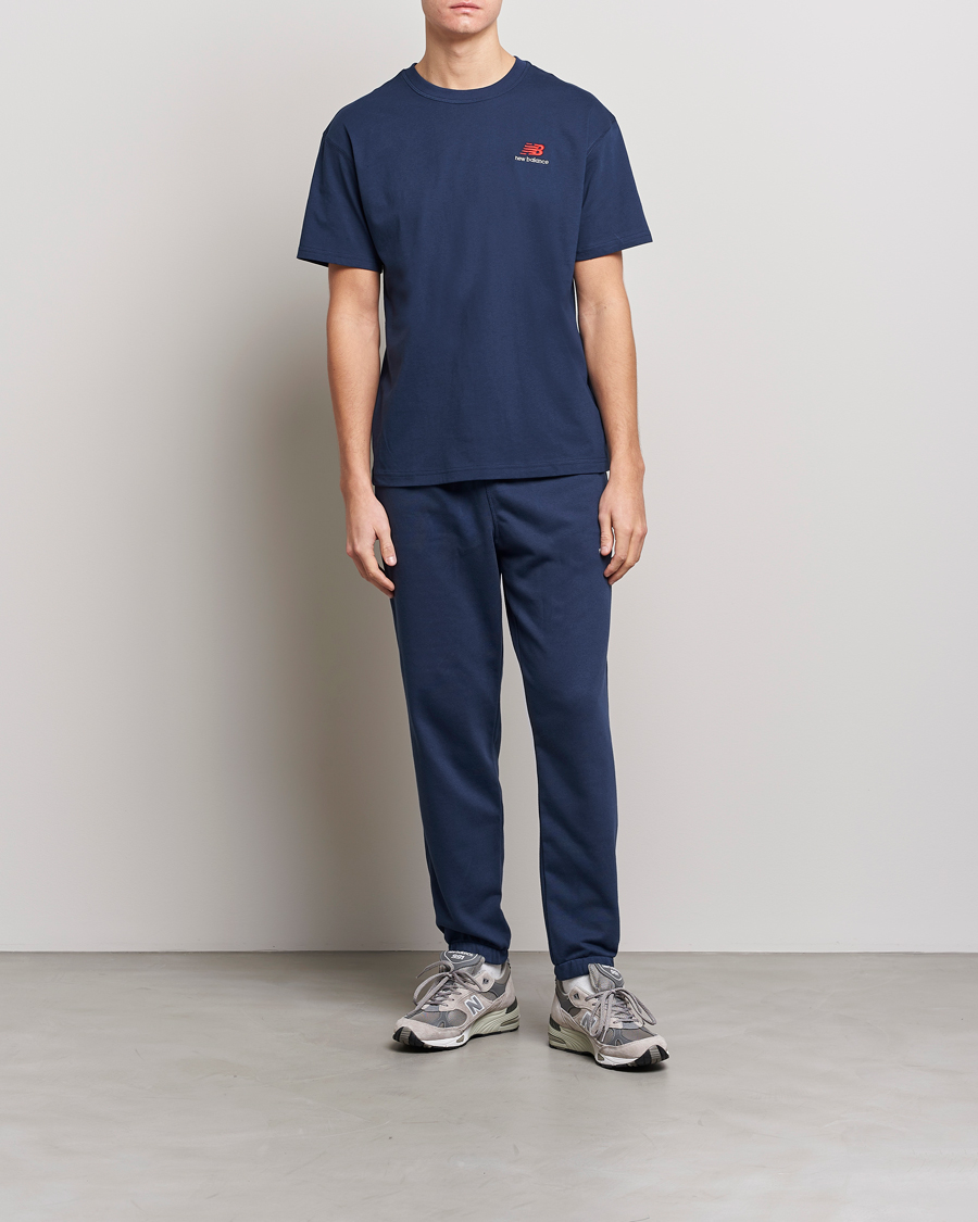 Men | Trousers | New Balance | French Terry Sweatpants Natural Indigo