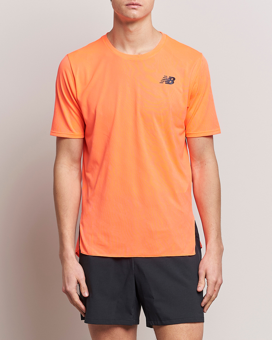 Men | Running | New Balance Running | Q Speed Jacquard T-Shirt Neon Dragonfly
