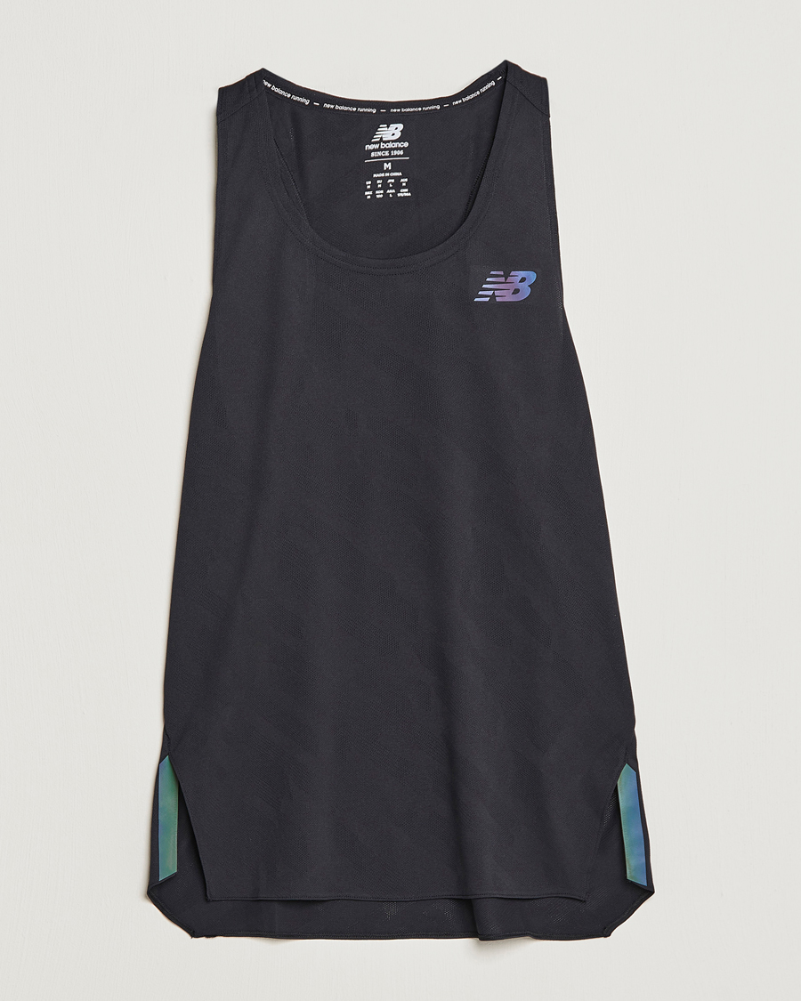 Men | T-Shirts | New Balance Running | Q Speed Jacquard Singlet Black