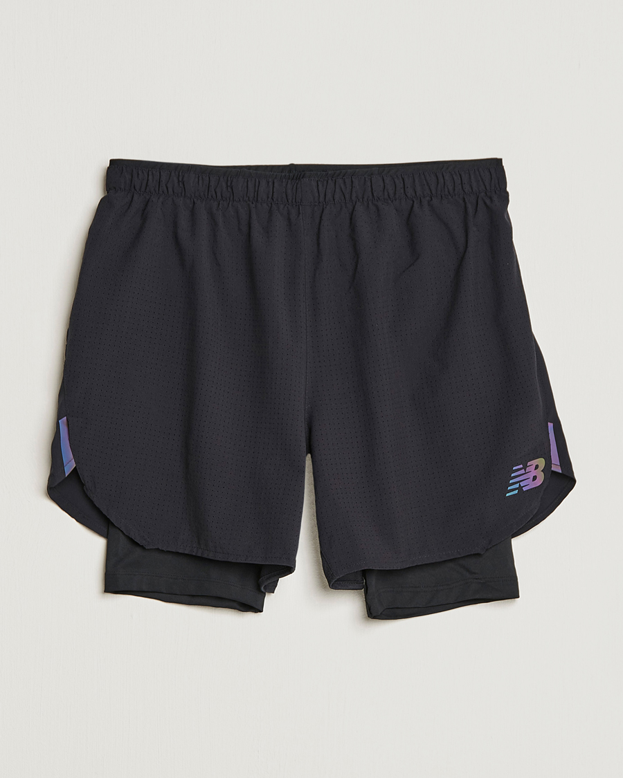 Men | Shorts | New Balance Running | Q Speed 2 in 1 Shorts Black