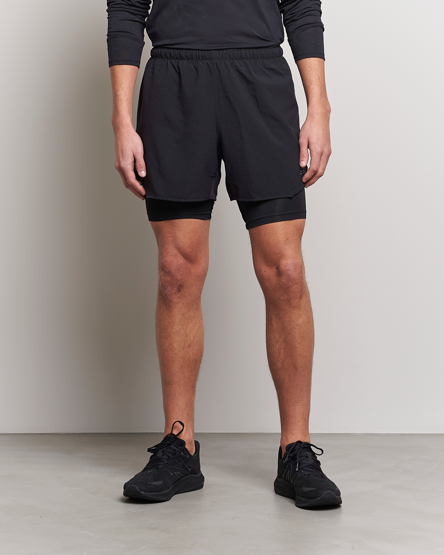 Men | Shorts | New Balance Running | Q Speed 2 in 1 Shorts Black