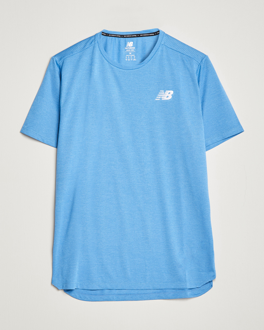 Men | T-Shirts | New Balance Running | Impact Run T-Shirt Heritage Blue