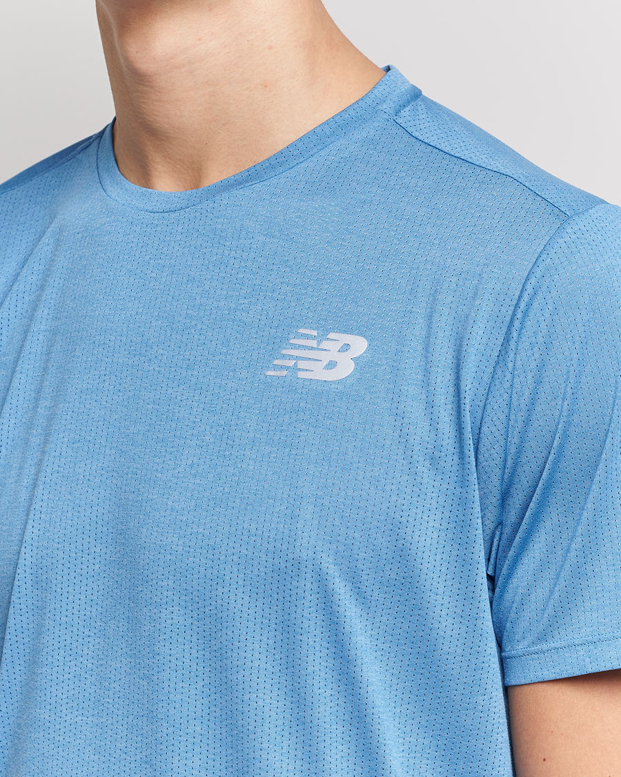Men | T-Shirts | New Balance Running | Impact Run T-Shirt Heritage Blue