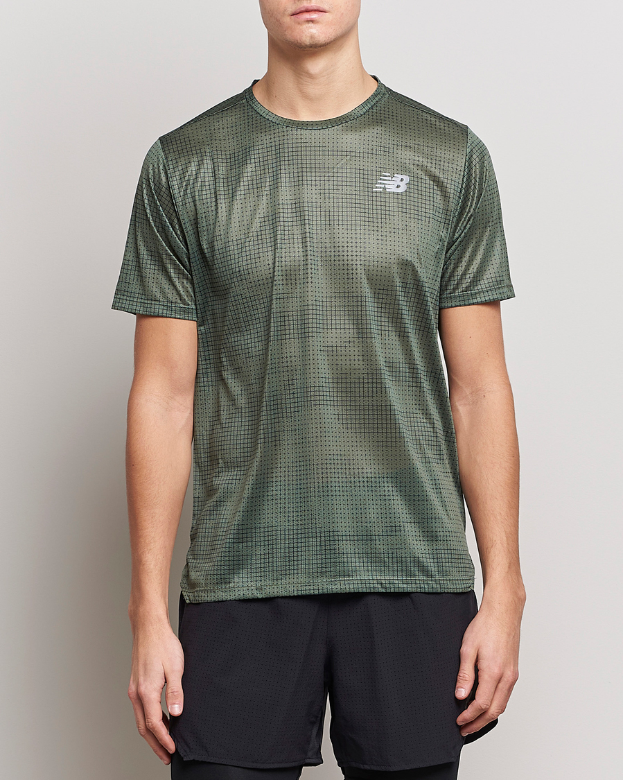 Men | Running | New Balance Running | Impact Run T-Shirt Deep Olive
