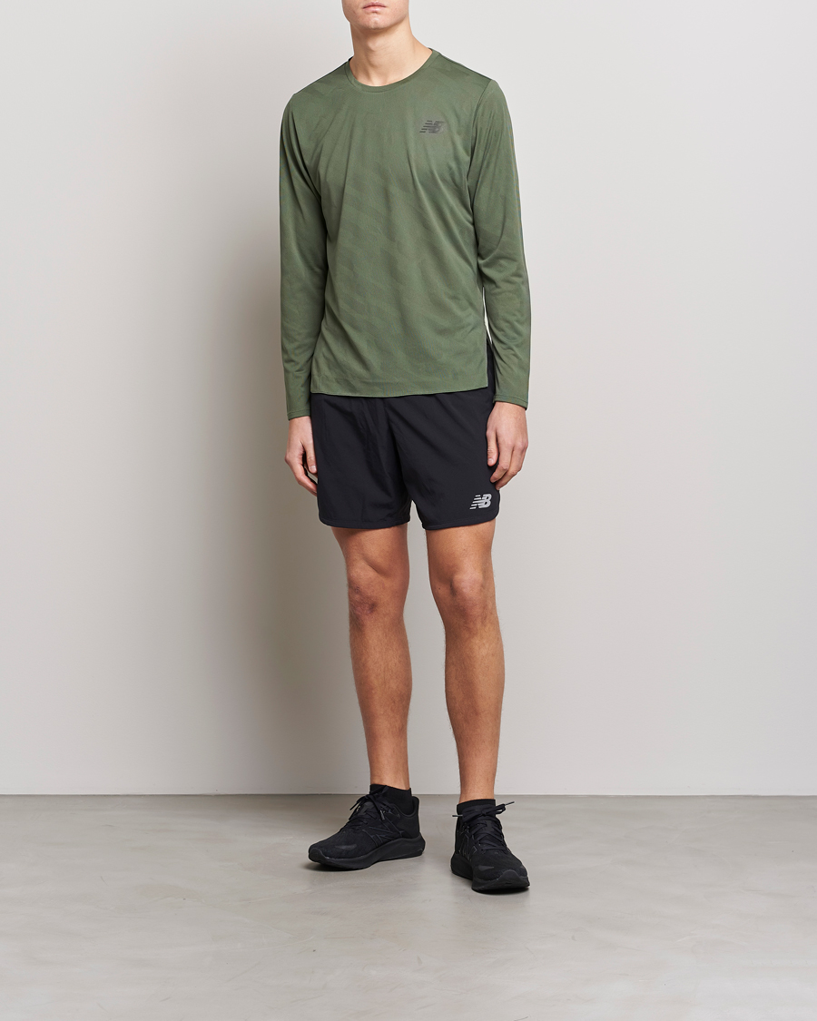 Men | Shorts | New Balance Running | New Balance Impact Run 7 Inch Shorts Black