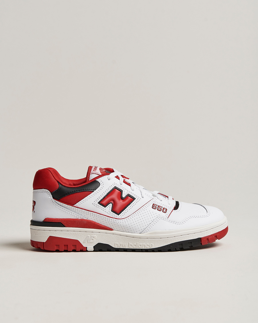 New Balance 550 Sneakers White/Red at