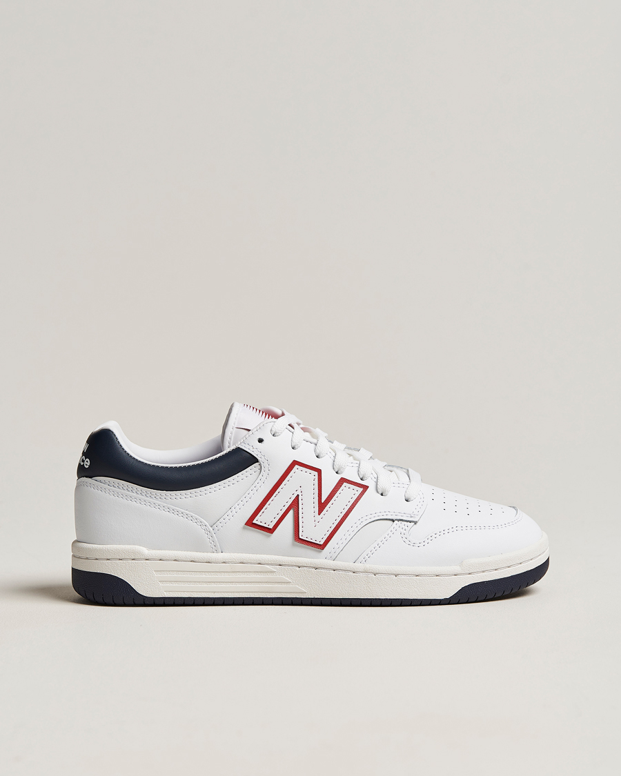 Men | New Balance 480 Sneakers White/Navy | New Balance | 480 Sneakers White/Navy