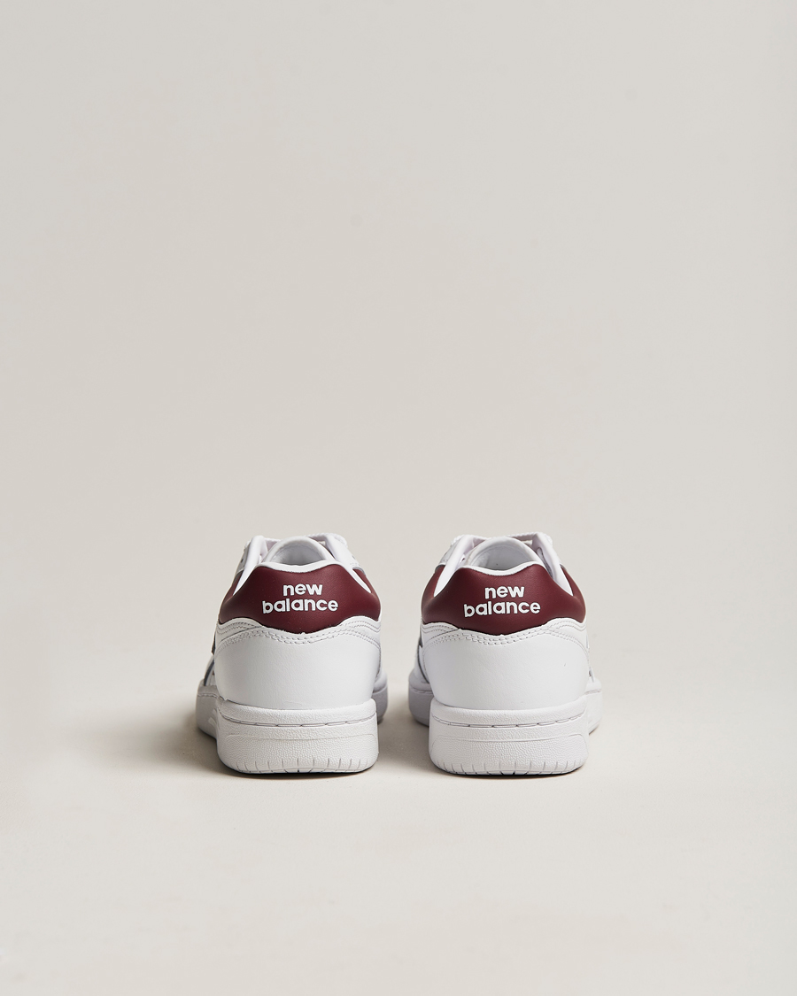 Men | New Balance 480 Sneakers White/Burgundy | New Balance | 480 Sneakers White/Burgundy