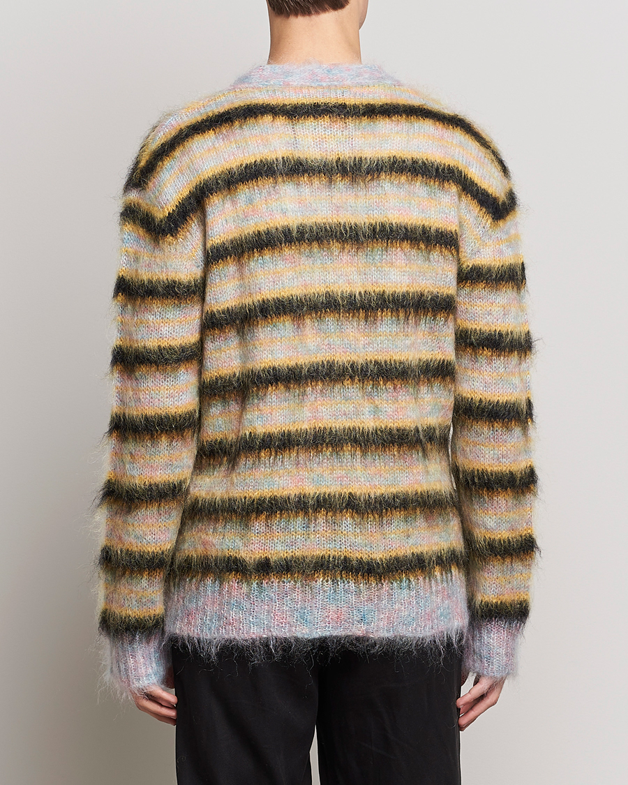 Men | Sweaters & Knitwear | Marni | Striped Mohair Cardigan Multicolor
