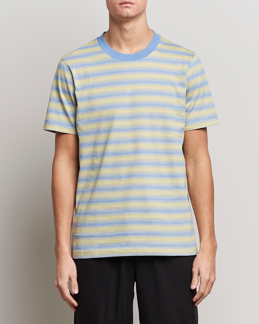 Men | Short Sleeve T-shirts | Marni | 3-Pack Block Stripe T-Shirt Citrine